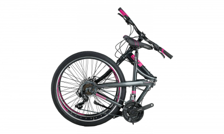 Bicicleta Mosso Marine 2D pliabila, Aluminiu , Roata 26" , Culoare Negru/Rosu [0]
