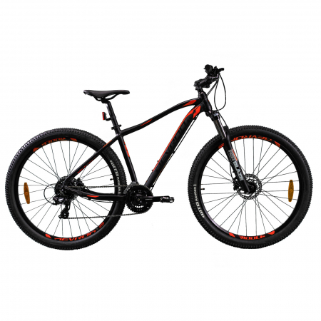 Biciclete de munte - Bicicleta Mtb Devron 2023 RM1.9 - 29 Inch, M, Negru-Rosu