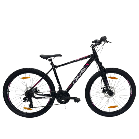 Biciclete de munte - Bicicleta Mtb Dhs 2605 - 26 inch, M, Negru/Violet