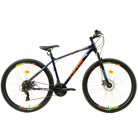 BICICLETE - Bicicleta Mtb Dhs 2905 - 29 inch, M, Indigo-Rosu