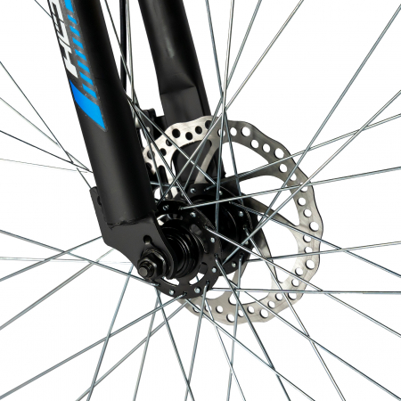 Bicicleta munte, dubla suspensie, RICH R2750D, roata 27.5", frana disc, 18 viteze, negru/albastru [7]