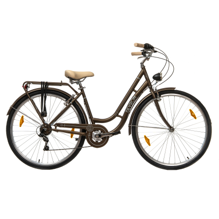BICICLETE - Bicicleta Oras Devron Grazia 6s Retro - 28 Inch, L, Maro