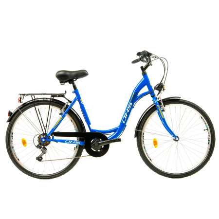 Biciclete de oras - Bicicleta Oras DHS Citadinne 26034 - 26 inch, L, Albastru