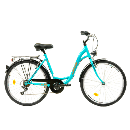 Biciclete de oras - Bicicleta Oras DHS Citadinne 26034 - 26 inch, L, Turcoaz