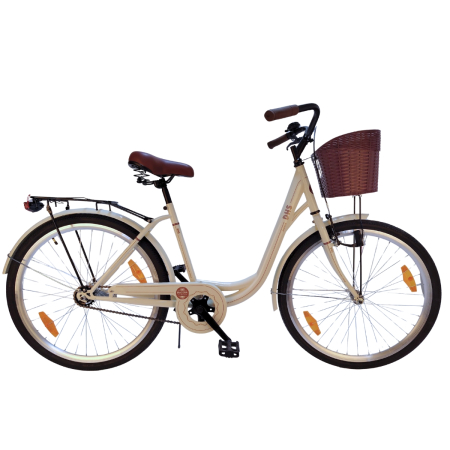 BICICLETE - Bicicleta Oras DHS Maccina Avenue - 26 inch, Bej
