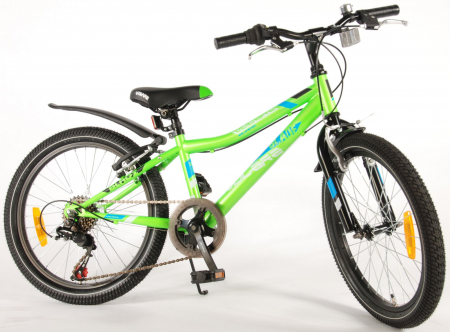 Bicicleta pentru baieti Volare Blade, 20 inch, culoare Verde, frana de mana fata - spate [2]