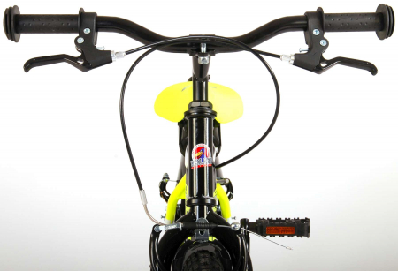 Bicicleta pentru baieti Volare Sportivo, 16 inch, culoare Negru/Galben neon, frana de mana fata - spate [8]