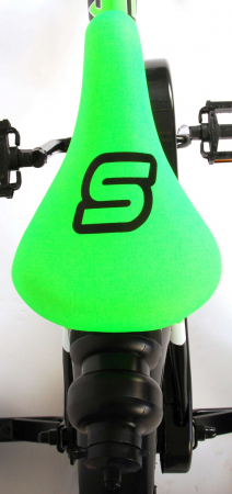 Bicicleta pentru baieti Volare Sportivo, 16 inch, culoare Verde neon/Negru, frana de mana fata - spate [8]