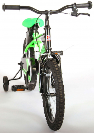 Bicicleta pentru baieti Volare Sportivo, 16 inch, culoare Verde neon/Negru, frana de mana fata - spate [10]