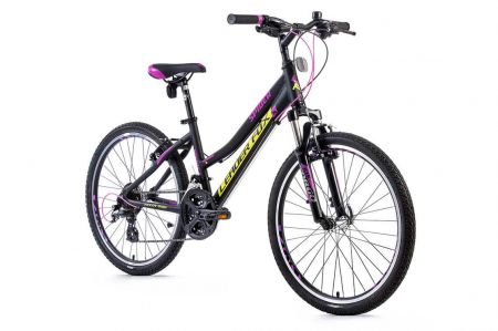 Bicicicleta pentru Copii Leader Fox Spider Girl 24â€³ negru mat [1]