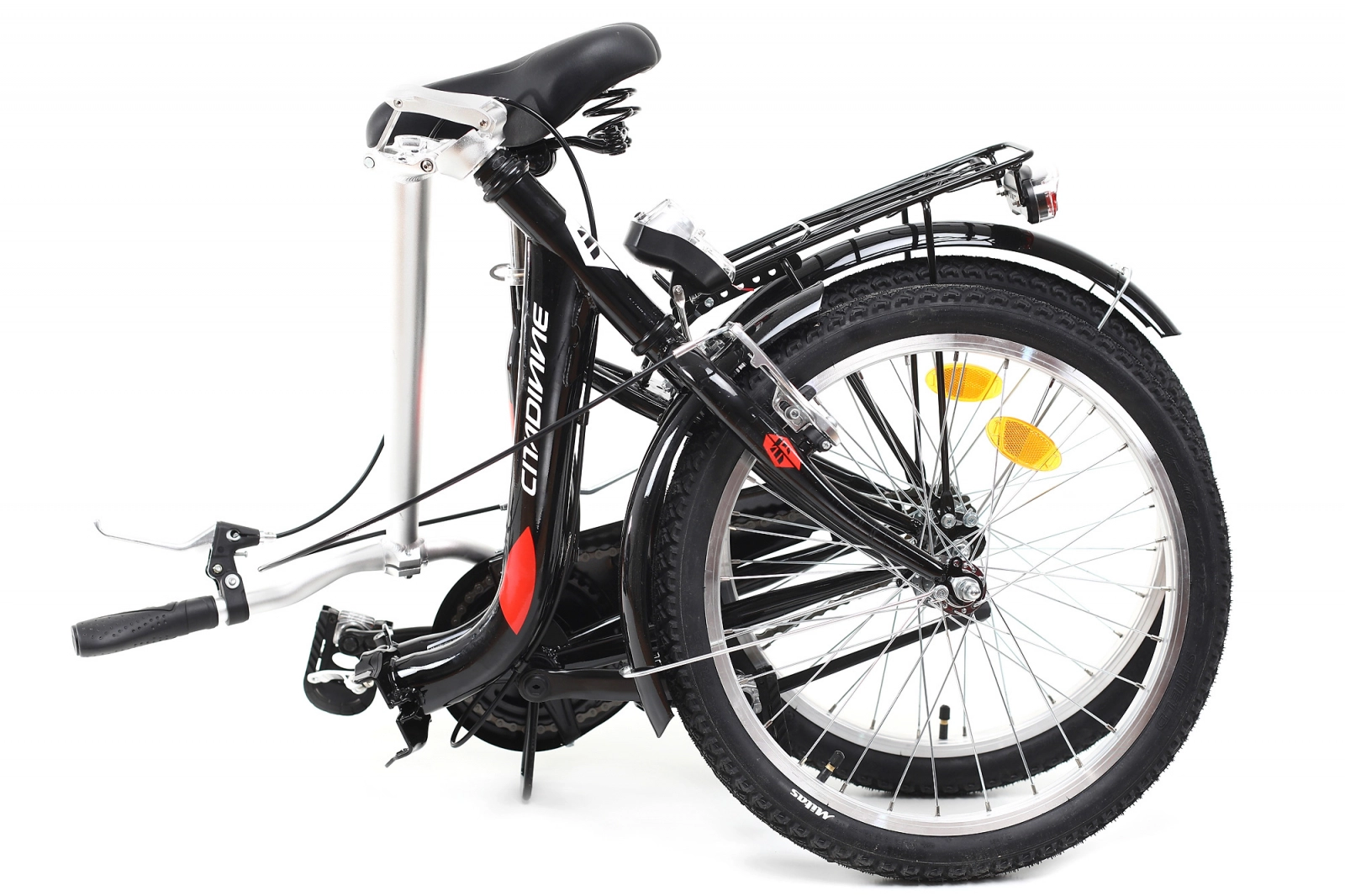 Bicicleta Pliabila Dhs 2092 Negru 20 Inch [5]