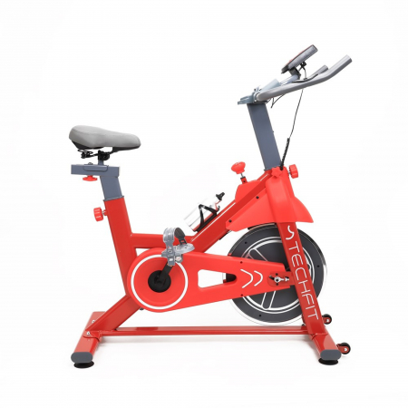 BICICLETE FITNESS - BICICLETA SPINING TECHFIT SBK800R Culoare rosu
