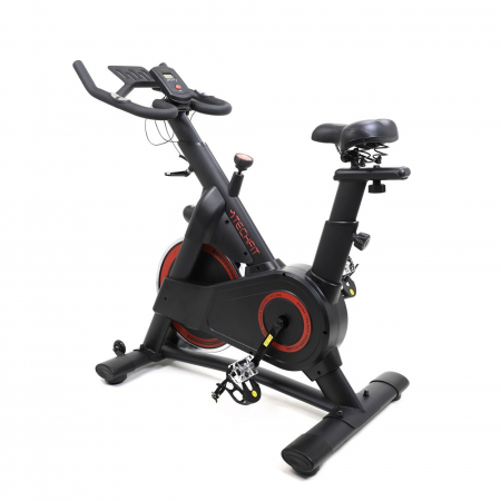 BICICLETE FITNESS - Bicicleta Spinning SEMI-PROFESIONALA TECHFIT SBK8000, Sistem Volanta 20 kg