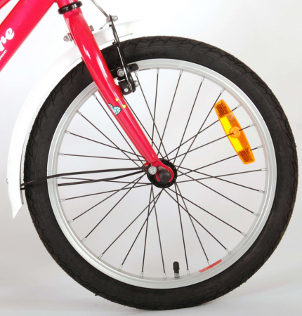 Bicicleta Volare Brilliant pentru fete, 18 inch, culoare roz, frana de mana + contra [3]
