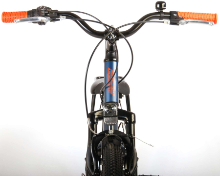 Bicicleta Volare Cross, 26 inch, 7 trepte, culoare albastru inchis / portocaliu, Prime Collection, frana de mana fata - spate [12]