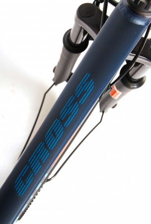 Bicicleta Volare Cross, 26 inch, 7 trepte, culoare albastru inchis / portocaliu, Prime Collection, frana de mana fata - spate [8]