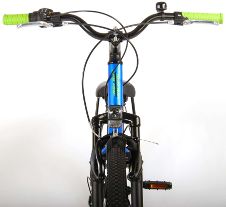 Bicicleta Volare Cross, 26 inch, 7 trepte, culoare albastru/verde, Prime Collection, frana de mana fata - spate [12]