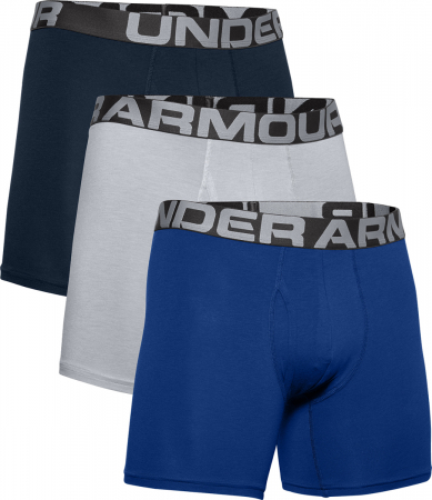 Boxeri barbati Under Armour Charged Cotton 6in 3 buc bleumarin L [0]