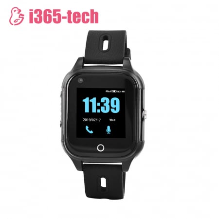 Ceas Smartwatch Pentru Copii i365-Tech FA28 cu Functie Telefon, Apel video, Localizare GPS, Camera, Pedometru, SOS, IP54, 4G, Negru [1]