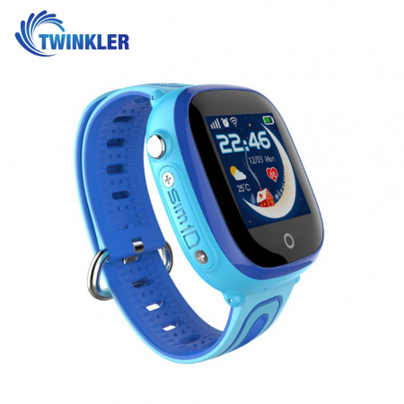 Ceas Smartwatch Pentru Copii Twinkler TKY-DF31 cu Functie Telefon, Localizare GPS, Camera, Pedometru, SOS, IP54 ; Albastru, Cartela SIM Cadou [2]
