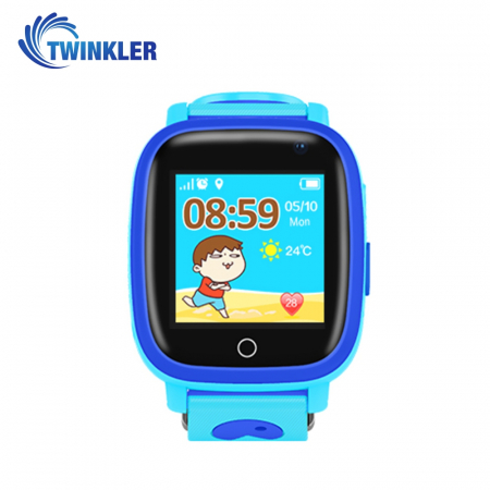 Ceas Smartwatch Pentru Copii Twinkler TKY-Q11 cu Functie Telefon, Localizare GPS, Camera, Lanterna, SOS, Pedometru, Joc matematic, IP54 ; Albastru [0]