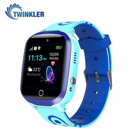 Ceas Smartwatch Pentru Copii Twinkler TKY-Q15 cu Functie Telefon, Localizare GPS, Istoric traseu, Apel de Monitorizare, Camera, SOS, Joc Matematic, Albastru, Cartela SIM Cadou [0]