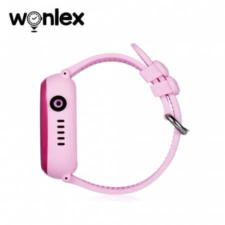 Ceas Smartwatch Pentru Copii Wonlex GW400X WiFi cu Functie Telefon, Localizare GPS, Camera, Pedometru, SOS, IP54 ; Roz, Cartela SIM Cadou [3]