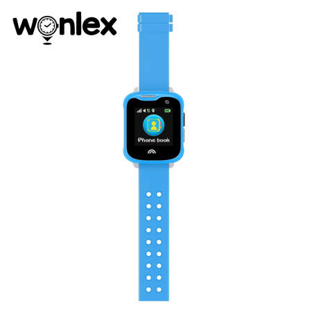 Ceas Smartwatch Pentru Copii Wonlex KT05 cu Functie Telefon, GPS, Camera, IP54 ; Albastru, Cartela SIM Cadou [2]