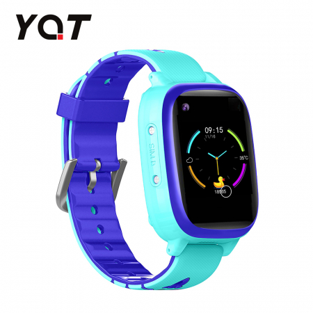 Ceas Smartwatch Pentru Copii YQT T5 cu Functie Telefon, Apel video, Localizare GPS, Istoric traseu, Apel de Monitorizare, Camera, Lanterna, Android, 4G, Albastru, Cartela SIM Cadou [0]
