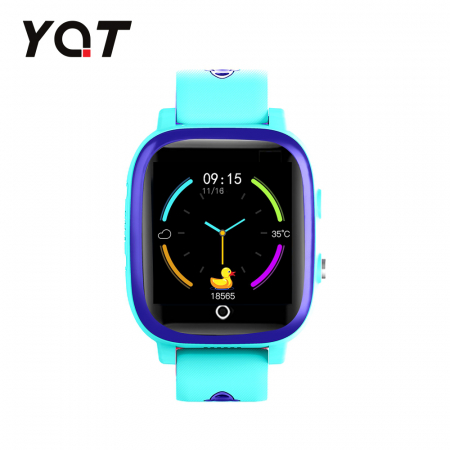 Ceas Smartwatch Pentru Copii YQT T5 cu Functie Telefon, Apel video, Localizare GPS, Istoric traseu, Apel de Monitorizare, Camera, Lanterna, Android, 4G, Albastru, Cartela SIM Cadou [1]