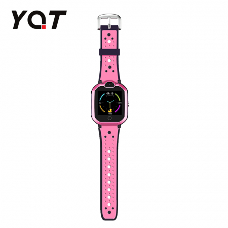 Ceas Smartwatch Pentru Copii YQT T6 cu Functie Telefon, Apel video, Localizare GPS, Istoric traseu, Apel de Monitorizare, Camera, Lanterna, Android, 4G, Roz, Cartela SIM Cadou [3]