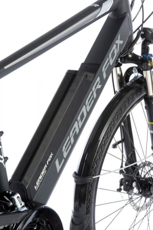 Bicicleta electrica E-bike Cross Leader Fox Sandy Gent 28" gri mat-alb [7]