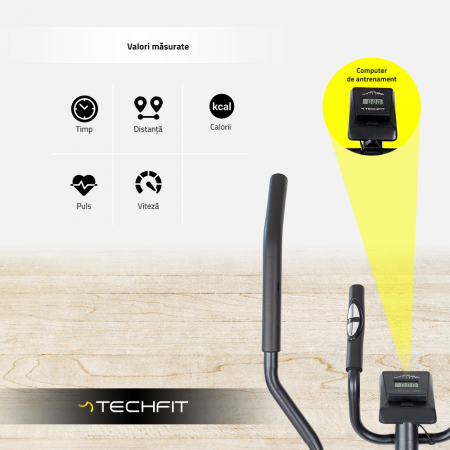 Bicicleta fitness eliptica TECHFIT E250N [11]