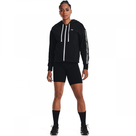 Hanorac femei Under Armour Rival FZ Hoodie negru L [1]