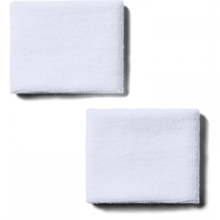 Mansete unisex Under Armour Performance Wristband alb [1]