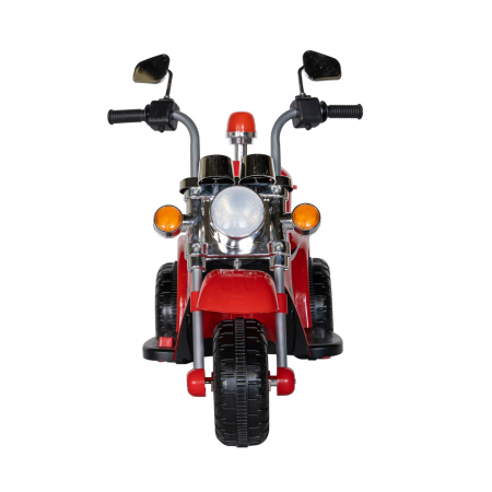 Motocicleta electrica copii Rich Baby cu acumulator, muzica si lumini, culoare rosu [2]