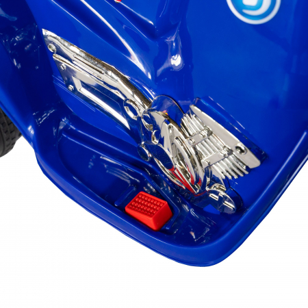 Motocicleta electrica copii Rich Baby cu baterie, muzica si girofar, culoare albastru [11]