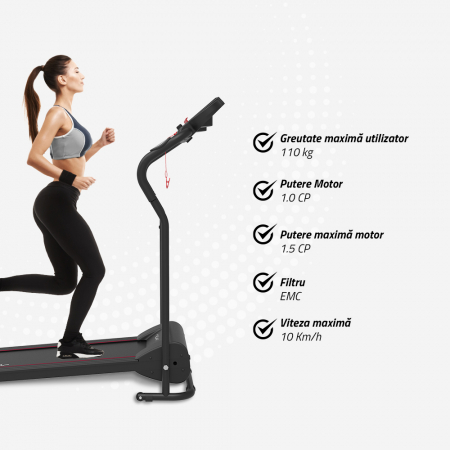 Banda de alergare electrica TECHFIT MT80N [9]