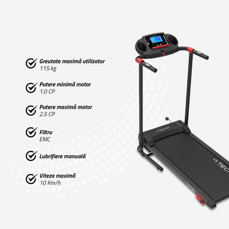 Banda de alergare electrica TECHFIT MT95N [4]