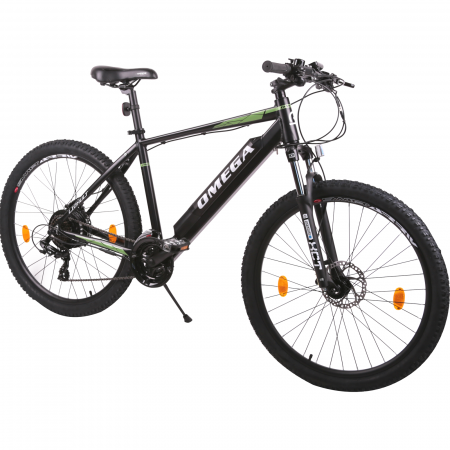Bicicleta electrica Omega Liohult 29" negru/verde/ alb [1]