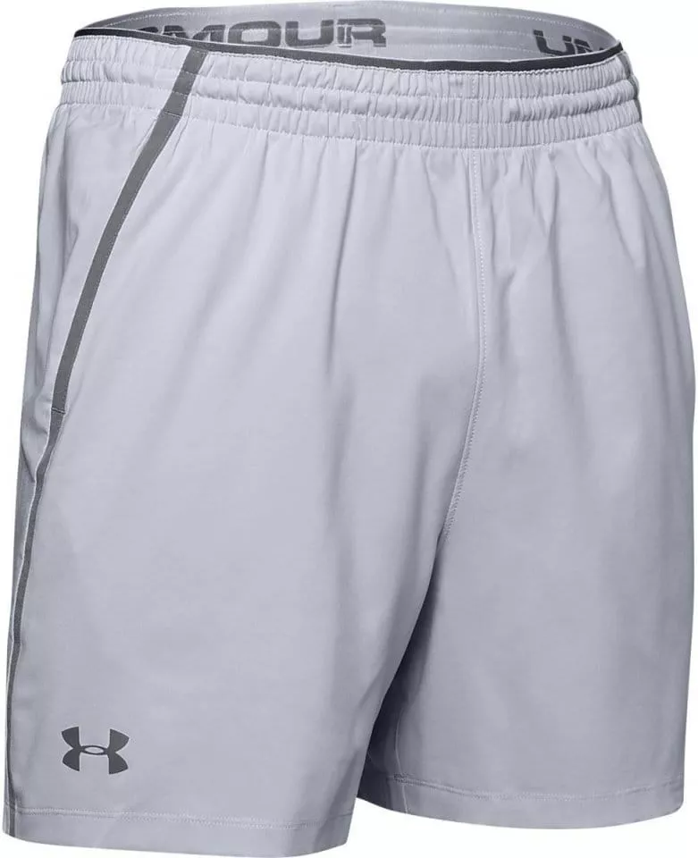 Pantaloni scurti barbati Under Armour Qualifier 2-in-1 short gri S [1]