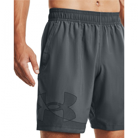 Pantaloni scurti barbati Under Armour Woven Graphic short gri [2]