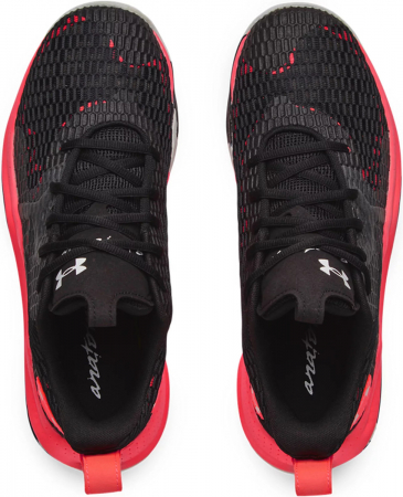 Pantofi sport barbati Under Armour Spawn3 negru/rosu [3]