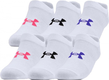 Sosete copii Under Armour Essential NS 6 perechi alb M [0]