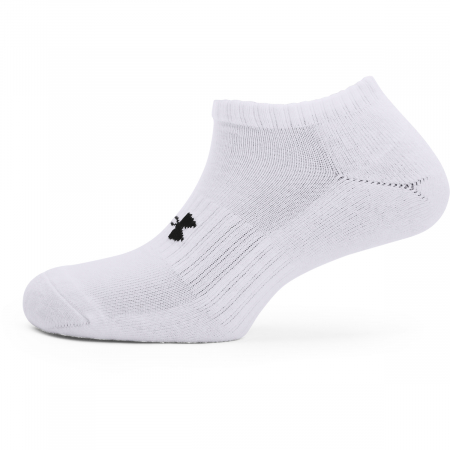 Sosete unisex Under Armour Core No Show 3pk alb L [1]