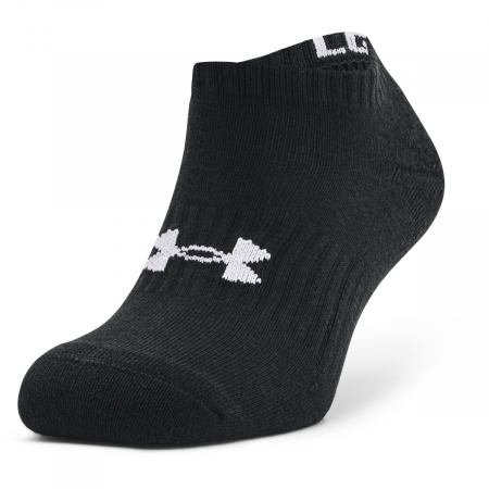 Sosete unisex Under Armour Core No Show 3pk negru L [3]