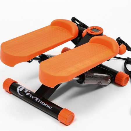 Stepper FitTronic S102, afisaj electronic, corzi pentru antrenamentul bratelor [4]