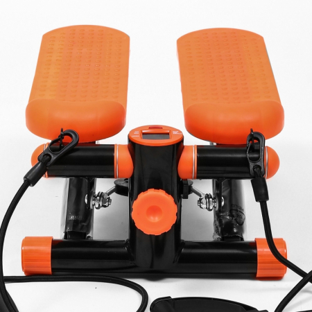 Stepper FitTronic S102, afisaj electronic, corzi pentru antrenamentul bratelor [2]