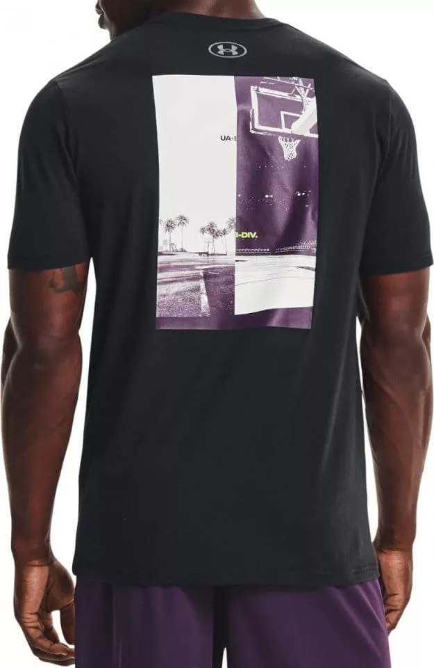 Tricou barbati Under Armour Basketball Photo SS negru L [1]