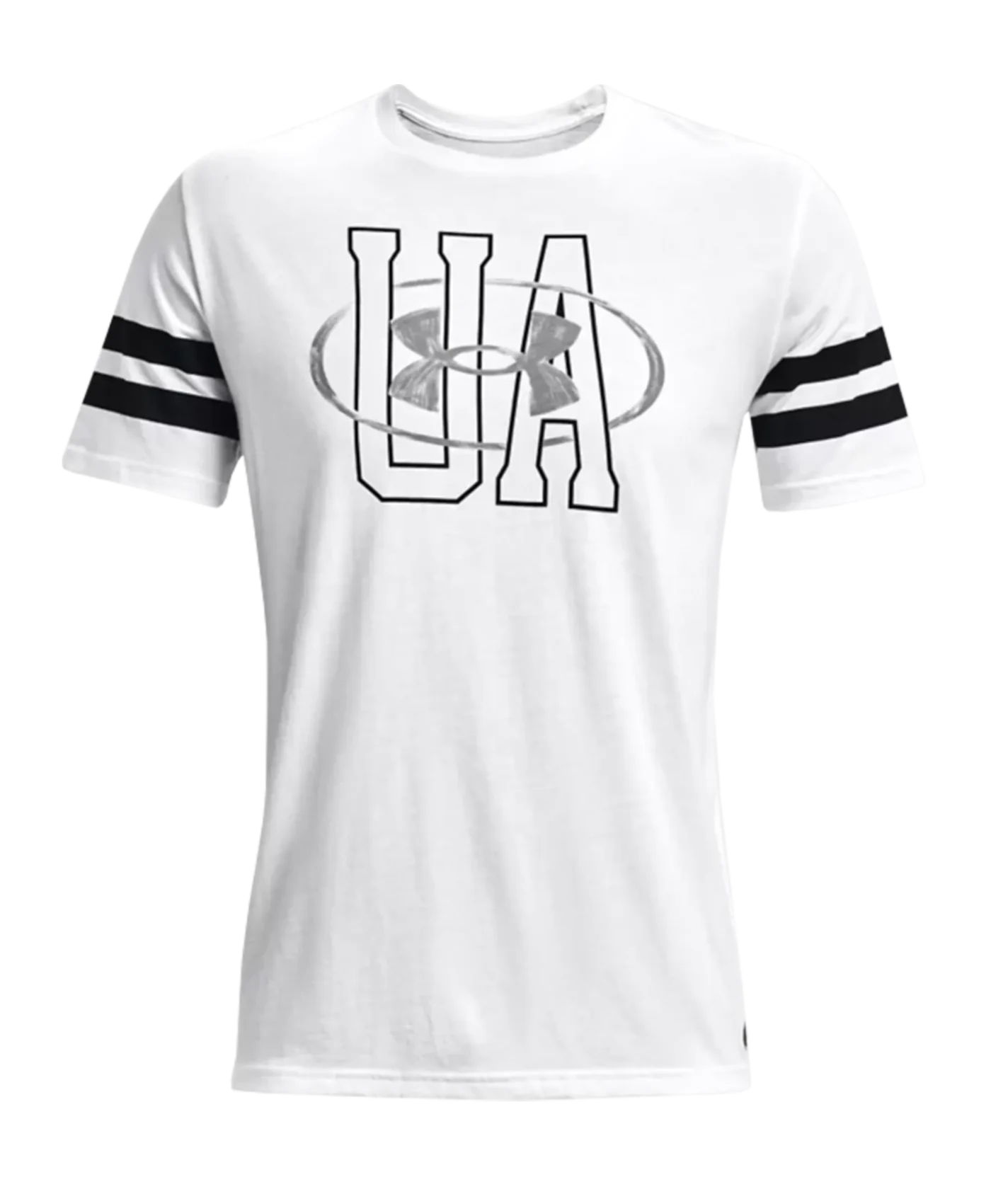 Tricou barbati Under Armour Originators Lockertag SS alb L [0]